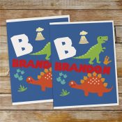Personalized Dinosaur Folder Set