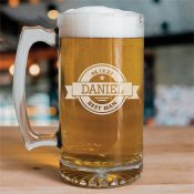 Engraved Groomsmen Sports Glass Mug