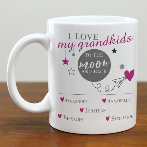 Personalized Moon And Back Coffee Mug