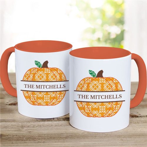 Personalized Pumpkin Family Coffee Mug
