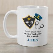 Personalized Police Coffee Mug