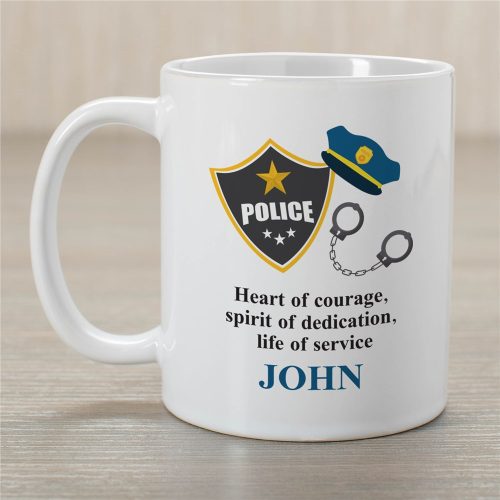 Personalized Police Coffee Mug