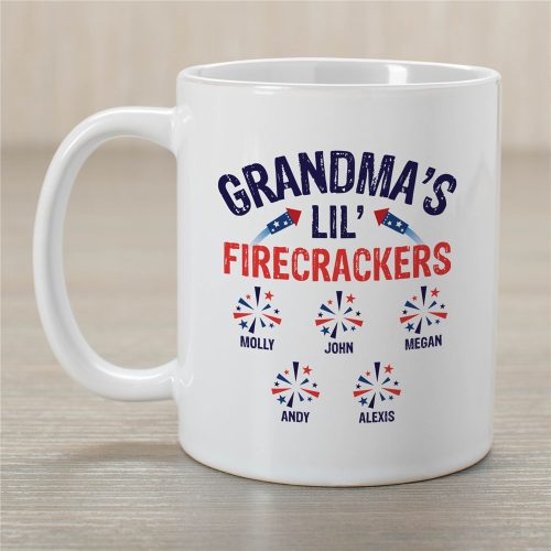 Personalized Grandma's Lil Firecrackers Mug