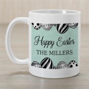Personalized Happy Easter Eggs Mug