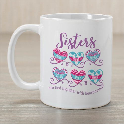 Personalized Sisters Coffee Mug