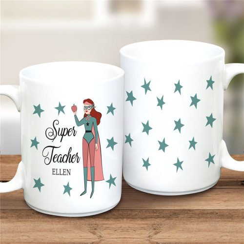 Personalized Super Teacher 15 oz Mug