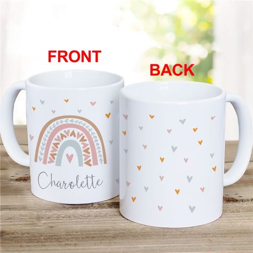 Personalized Rainbow Coffee Mug