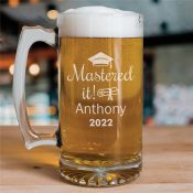 Engraved Mastered It! Glass Mug