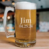 Any Name Sports Glass Mug