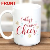 Personalized Cup of Cheer 15 oz Coffee Mug