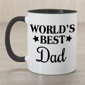 Personalized World's Best with Stars Mug