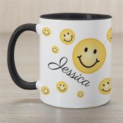 Personalized Smiley Faces Mug