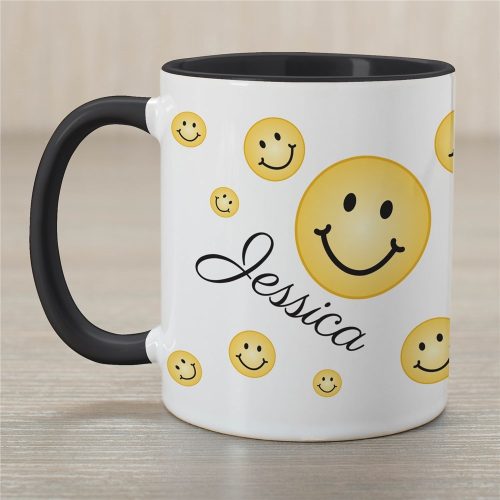 Personalized Smiley Faces Mug