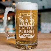 Engraved planet mug