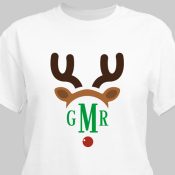 Family Monogram Christmas T-Shirt