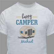 Personalized Happy Camper T-Shirt