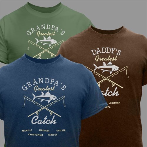 Personalized Greatest Catch T-Shirt