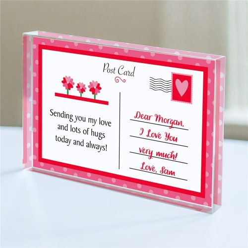 Personalized Love & Romance Postcard Keepsake