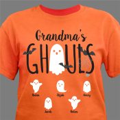 Personalized Grandmas Ghouls T-Shirt