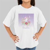 Personalized Unicorn Girl's Youth T-Shirt