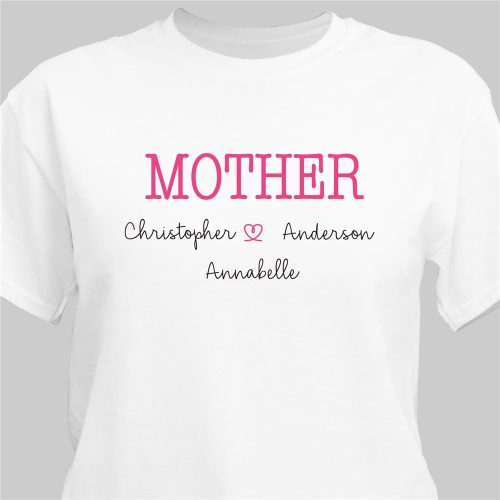 Personalized Grandma with Hearts T-Shirt