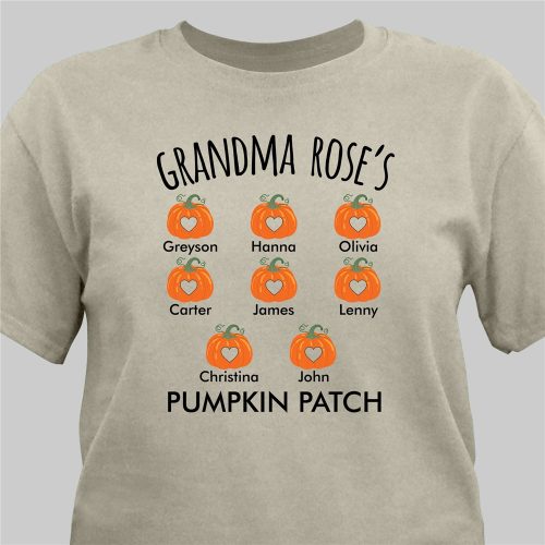 Personalized Pumpkins with Hearts T-Shirt