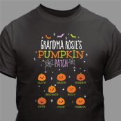 Personalized Spooky Pumpkin Patch T-Shirt