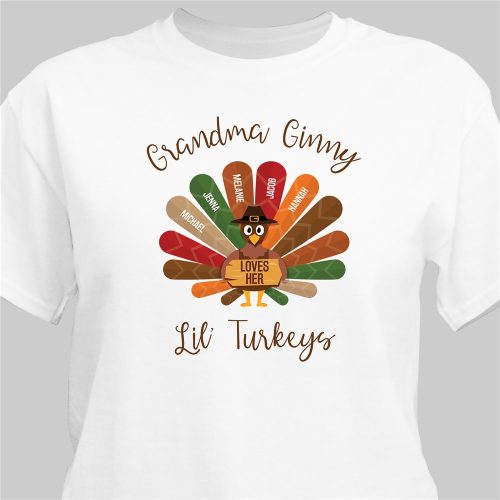 Personalized Lil Turkeys T-Shirt
