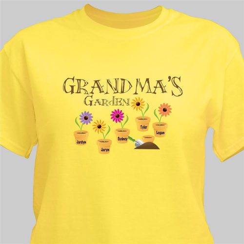 Personalized Grandma’s Garden T-shirt