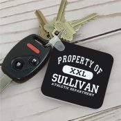 Custom Athletic Department keychain