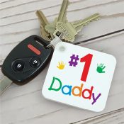 Personalized #1 Key Chain
