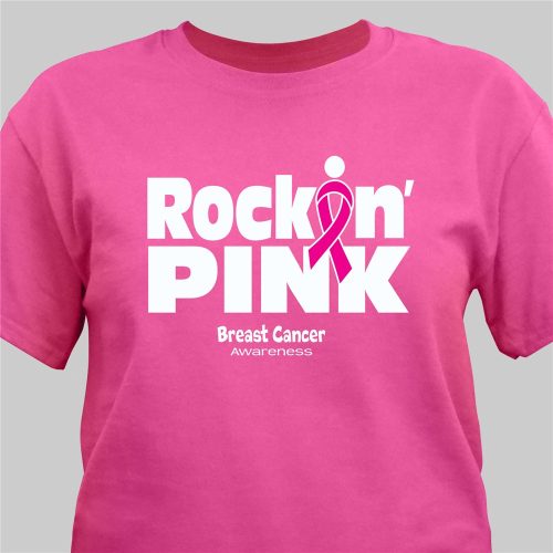 Rockin Pink Breast Cancer Awareness T-Shirt