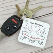 In Our Hearts Sympathy Key Chain
