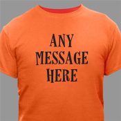 Custom Message Halloween T-Shirt