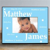 New Baby Boy Printed Frame