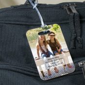 Custom Photo Luggage Tag