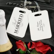 Just Married Bag Tag
