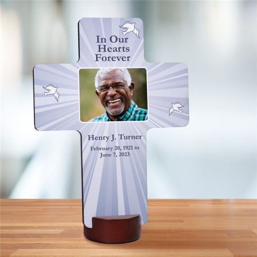 Personalized Memorial Photo Cross