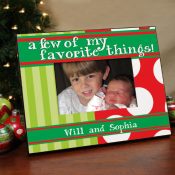 My Favorite Things Personalized Frame