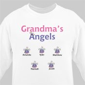 Personalized Grandma's Little Angels Sweatshirt