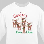 Personalized Reindeer Sweatshirt