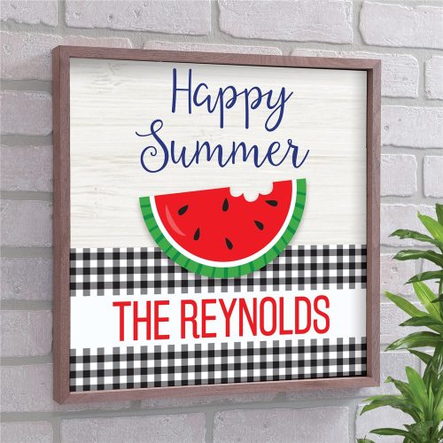 Personalized Happy Summer 10x10 Pallet Sign