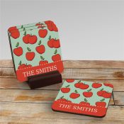 Personalized Apples Coasters