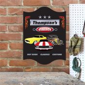 Classic Cars Personalized Garage Sign