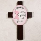 Girl's Bedroom Personalized Prayer Cross