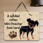 Mini Pinscher Wall Slate