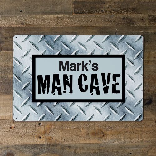 Personalized Man Cave Metal Sign