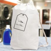 Personalized Name Tag Laundry Bag