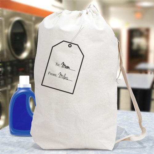 Personalized Name Tag Laundry Bag
