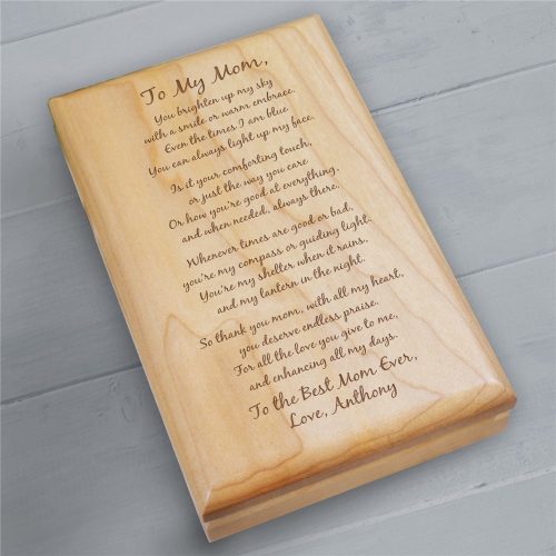 To My Mom... Mother's Day Valet Box